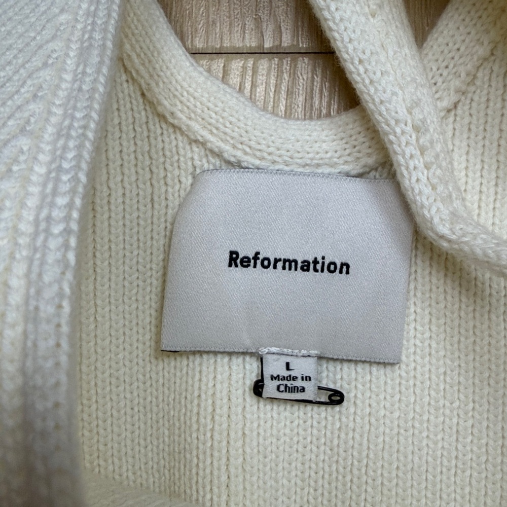Reformation Natasha Cotton Sweater Tank - Picture 7 of 8